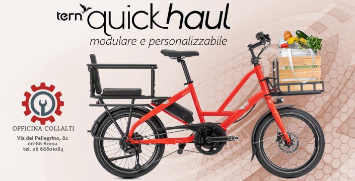 Tern Quick Haul: la cargo e-bike compatta e personalizzabile