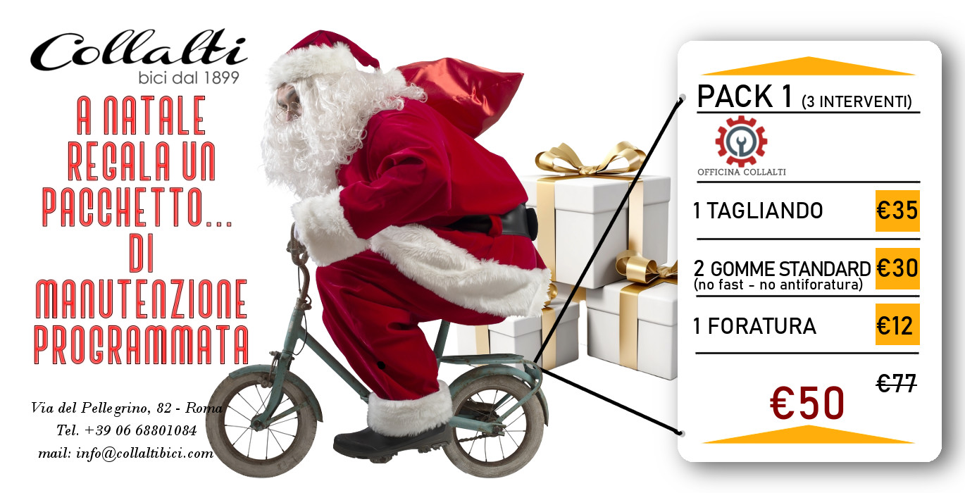 A Natale regala un pacchetto... di manutenzione bici